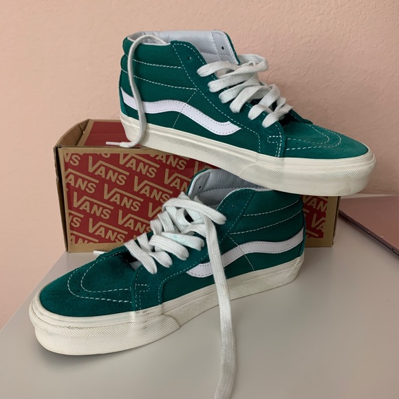 green high top vans